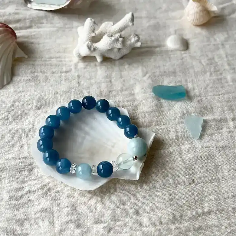 スターアクアマリン、アクアマリン、水晶