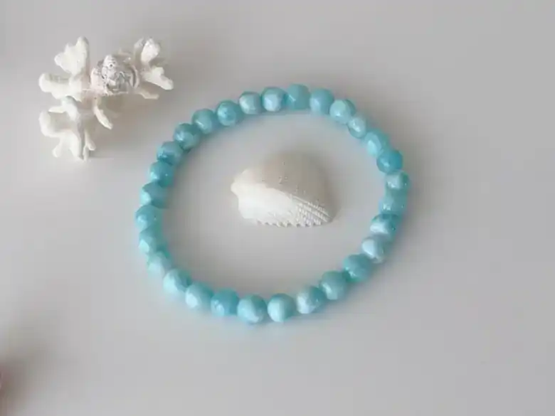 再販！Genuine：ラリマー＊6mm＊5Aグレード