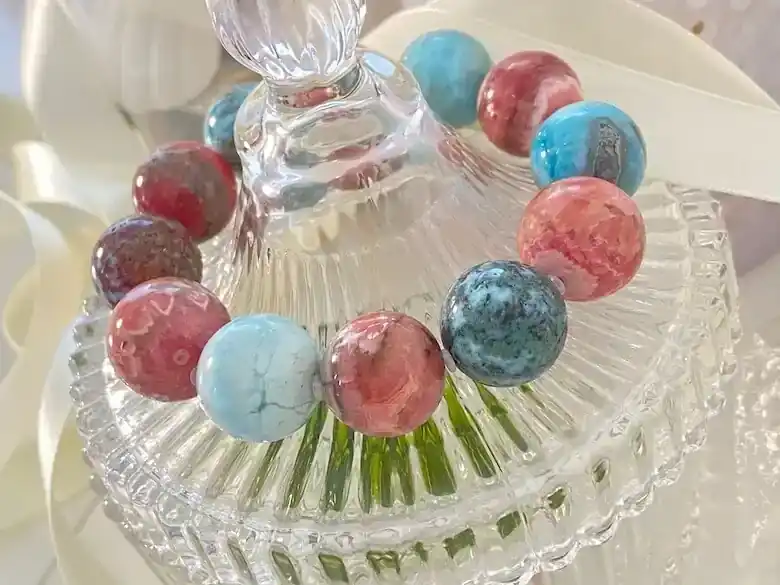チョコレートラリマー＊インカローズ＊ブルーとピンクの愛と癒しと思いやり