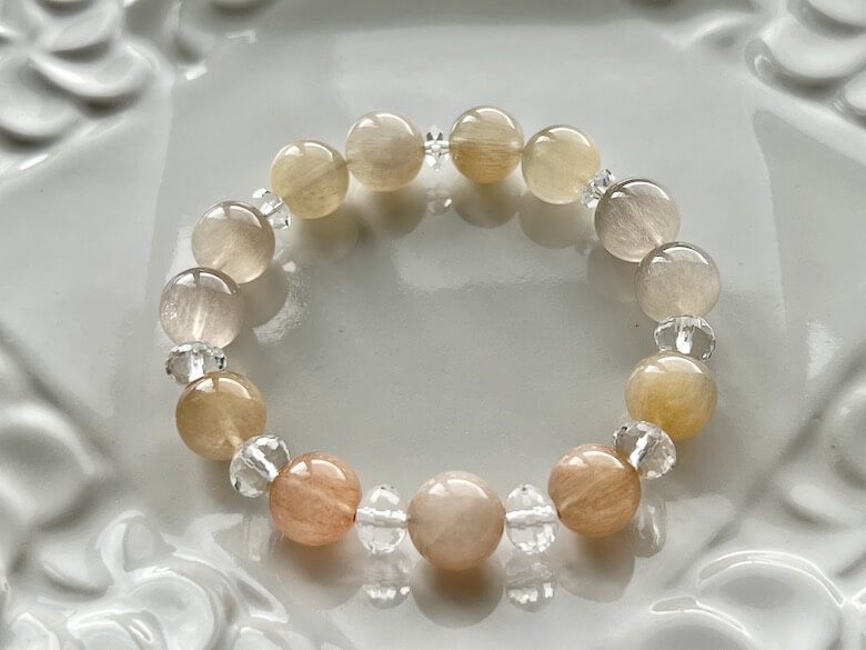 Genuine:サゲニティッククォーツ*ミックスカラーA | Blossom Stone